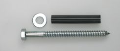 Bollards & Bumpers: 6-in. Lag Bolt Set