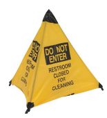 Handy Cone™ Floor Signs: Do Not Enter Restroom Closed For Cleaning