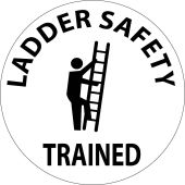 LADDER SAFETY TRAINED HARD HAT EMBLEM
