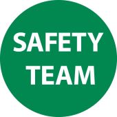 SAFETY TEAM HARD HAT EMBLEM