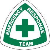 EMERGENCY RESPONSE TEAM HARD HAT LABEL