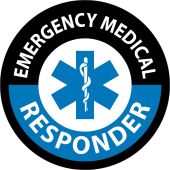 EMERGENCY MEDICAL RESPONDER HARD HAT LABEL