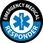 EMERGENCY MEDICAL RESPONDER HARD HAT LABEL