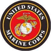 UNITED STATES MARINE CORPS HARD HAT LABEL