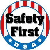 SAFETY FIRST USA HARD HAT LABEL