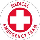 MEDICAL EMERGENCY TEAM HARD HAT EMBLEM