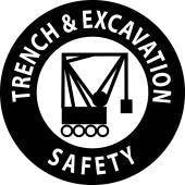 TRENCH & EXCAVATION SAFETY HARD HAT EMBLEM