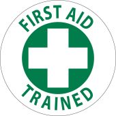 FIRST AID TRAINED HARD HAT EMBLEM