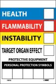 WRITE ON COLOR BAR RIGHT-TO-KNOW LABEL