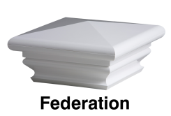 Frame Post & Hardware Post Caps: Federation