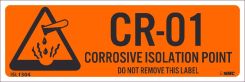 ENERGY ISOLATION - CORROSIVE ISOLATION POINT