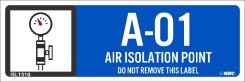 ENERGY ISOLATION - AIR ISOLATION POINT