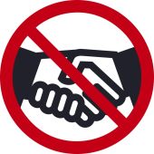 GRAPHIC NO HANDSHAKING
