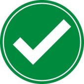 GRAPHIC, GREEN CHECK MARK