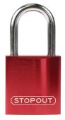 STOPOUT® Compact Anodized Aluminum Padlocks