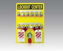 Lockout Center Aluminum Hanger Boards: 12-Padlock Board