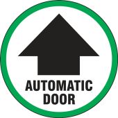 Double-Sided Door Stickers: Automatic Door