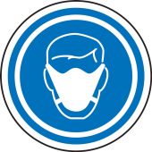 Safety Label: Face Mask Symbol
