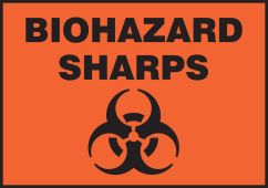 Safety Label: Biohazard - Sharps