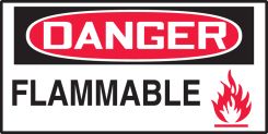 OSHA Danger Safety Label: Flammable