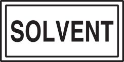 Safety Label: Solvent