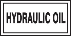 Safety Label: Hydraulic Oil