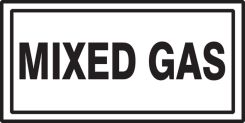 Safety Label: Mixed Gas