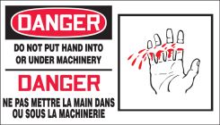 BILINGUAL FRENCH LABEL - OPERATION HAZARD