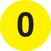 Preprinted Inventory Marking Dots: Numbers