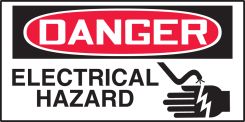 OSHA Danger Safety Label: Electrical Hazard