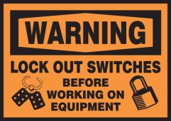 Lockout / Tagout Safety Labels