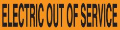 Voltage Markers: Electric Out Of Service