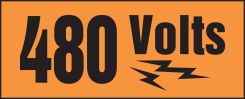 Voltage Marker With Graphic: 480 Volts