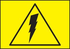 Safety Label: Electrical Hazard Graphic