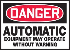 Equipment Safety Labels