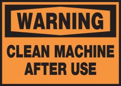 Equipment Safety Labels