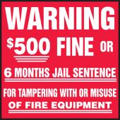 Fire Safety Labels