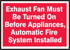 Fire Safety Labels