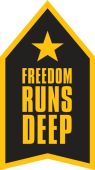 Hard Hat Stickers: Freedom Runs Deep