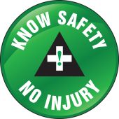 Hard Hat Stickers: Know Safety, No Injury