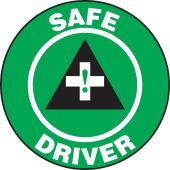 Hard Hat Stickers: Safe Driver