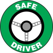 Hard Hat Stickers: Safe Driver