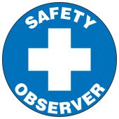 Hard Hat Stickers: Safety Observer