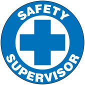 Hard Hat Stickers: Safety Supervisor