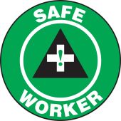 Hard Hat Stickers: Safe Worker