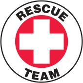 Hard Hat Stickers: Rescue Team