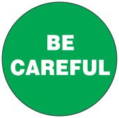 Hard Hat Stickers: Be Careful
