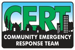 Hard Hat Stickers: CERT - Community Emergency Response Team