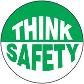 Hard Hat stickers: Think Safety