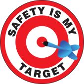 Hard Hat Stickers: Safety Is My Target